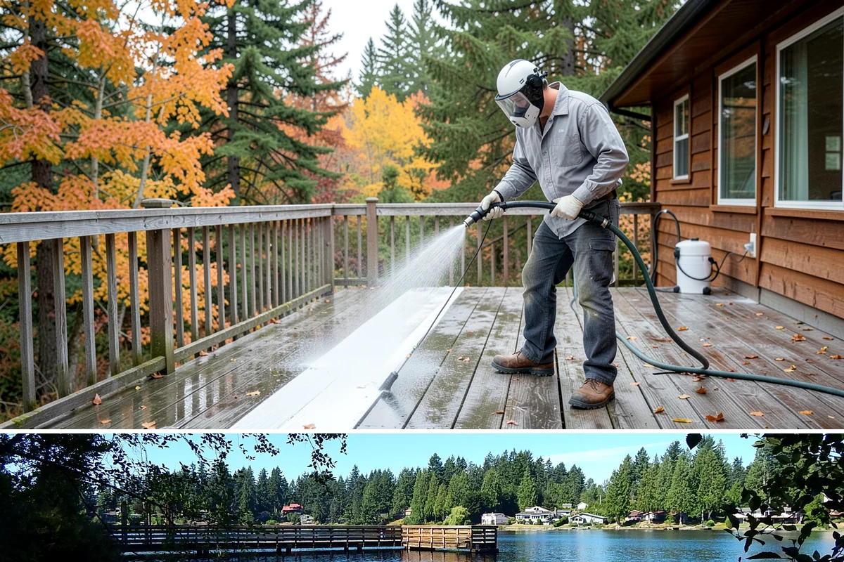 Surface Cleaning in Federal Way, King County, WA - Best in the drier spring-through-fall window, though it handles algae buildup effectively whenever surfaces need attention.