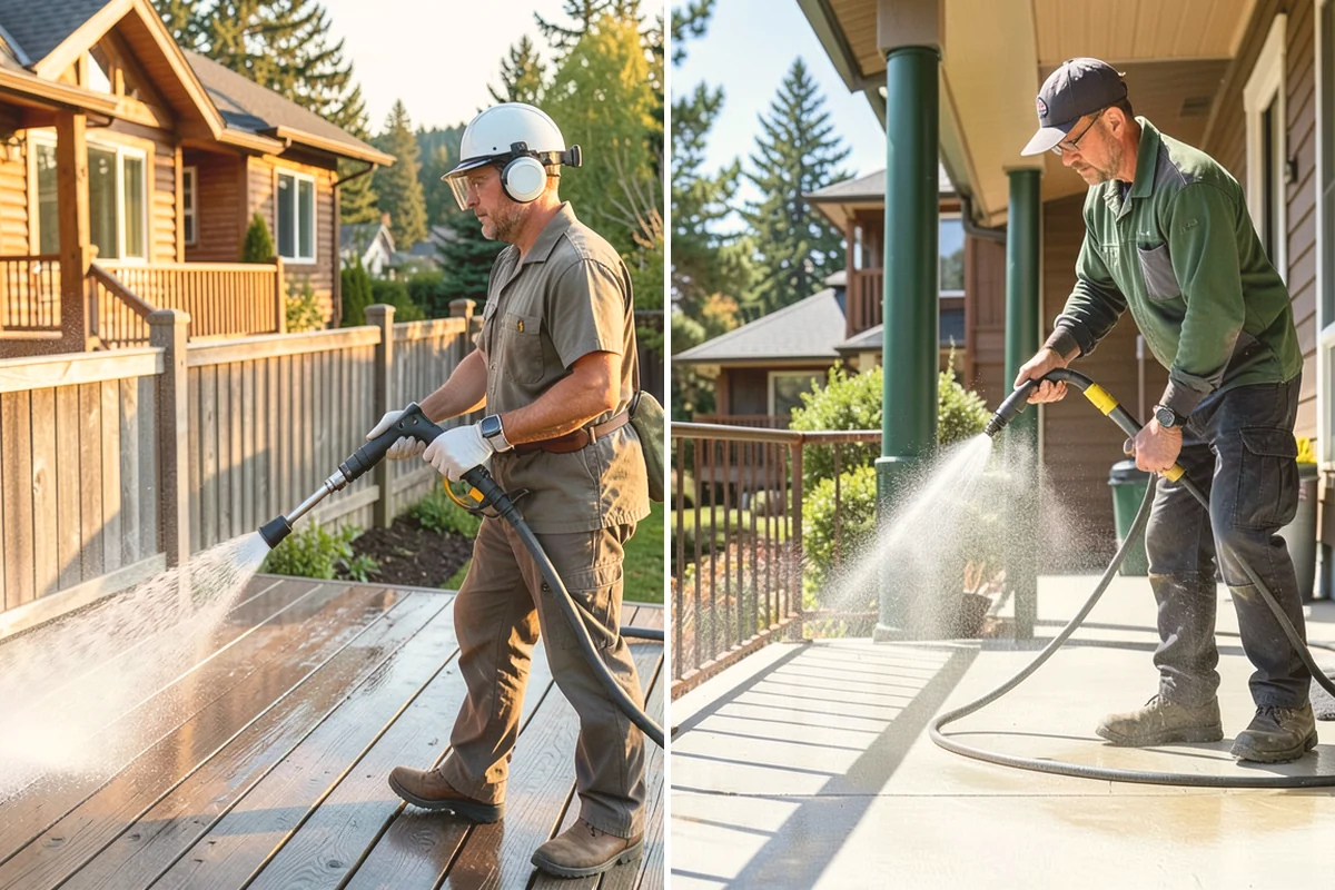 Surface Cleaning in Fife, Pierce County, WA - Clear the flat surface of loose debris