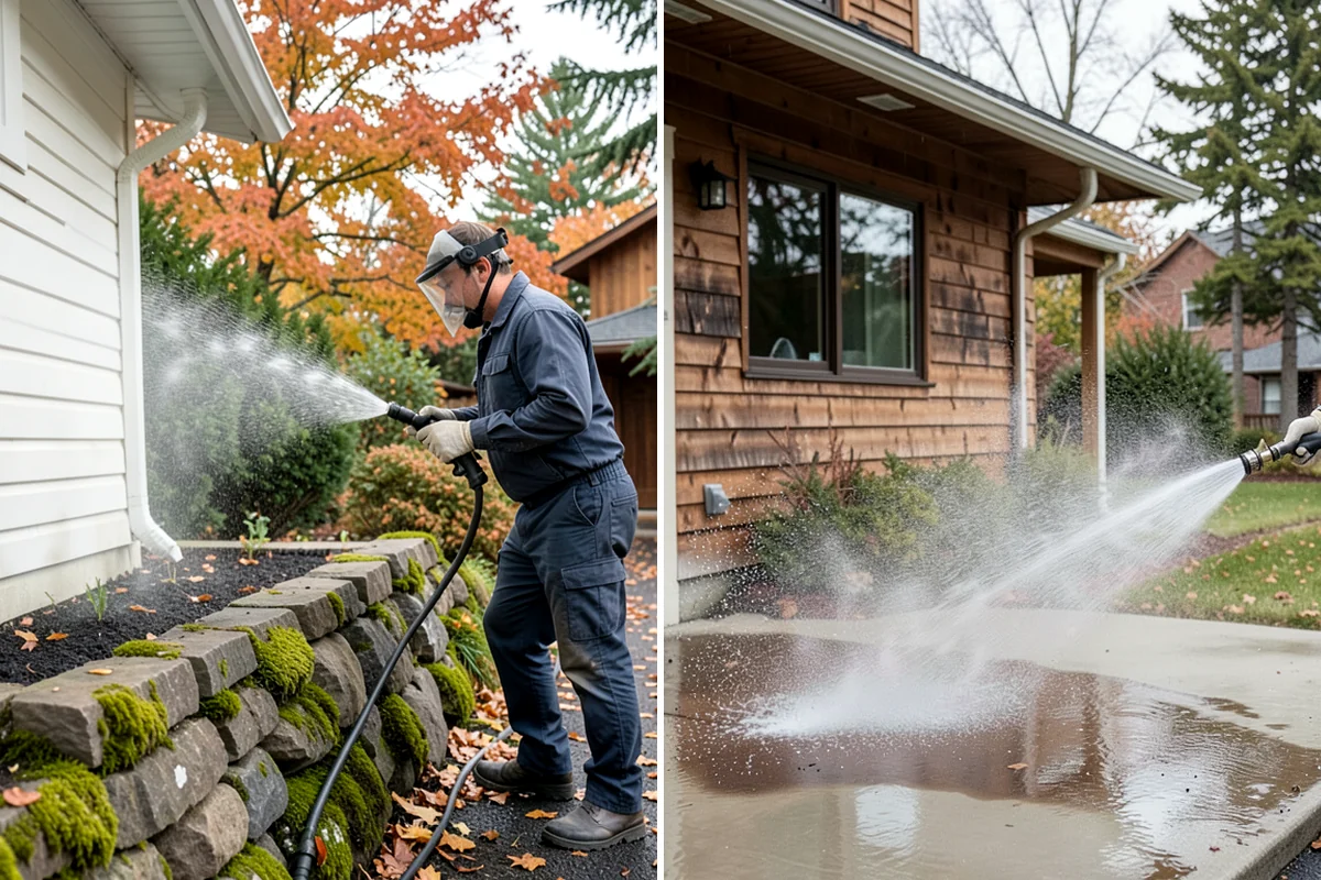 Surface Cleaning in Fircrest, Pierce County, WA - Clear the flat surface of loose debris