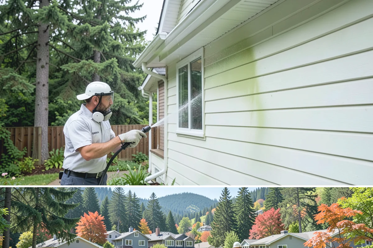 Surface Cleaning in Fircrest, Pierce County, WA - Best in the drier spring-through-fall window, though it handles algae buildup effectively whenever surfaces need attention.