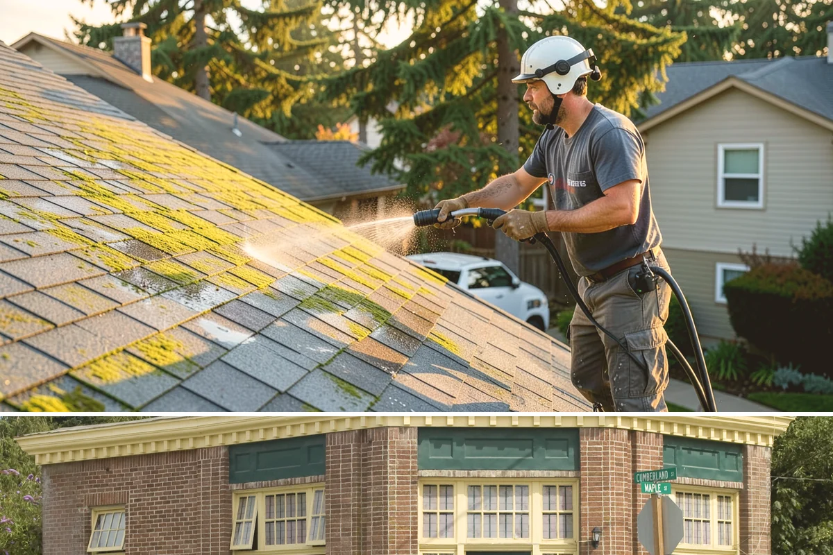 Surface Cleaning in Hamilton, Skagit County, WA - Best in the drier spring-through-fall window, though it handles algae buildup effectively whenever surfaces need attention.