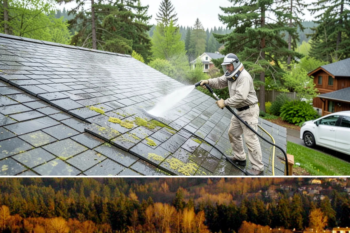 Surface Cleaning in Kenmore, King County, WA - Best in the drier spring-through-fall window, though it handles algae buildup effectively whenever surfaces need attention.