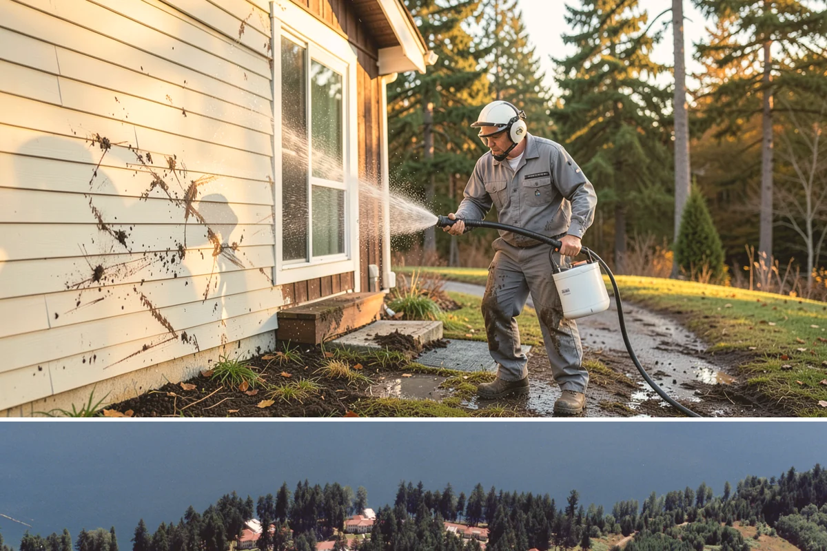 Surface Cleaning in Lakewood, Pierce County, WA - Best in the drier spring-through-fall window, though it handles algae buildup effectively whenever surfaces need attention.