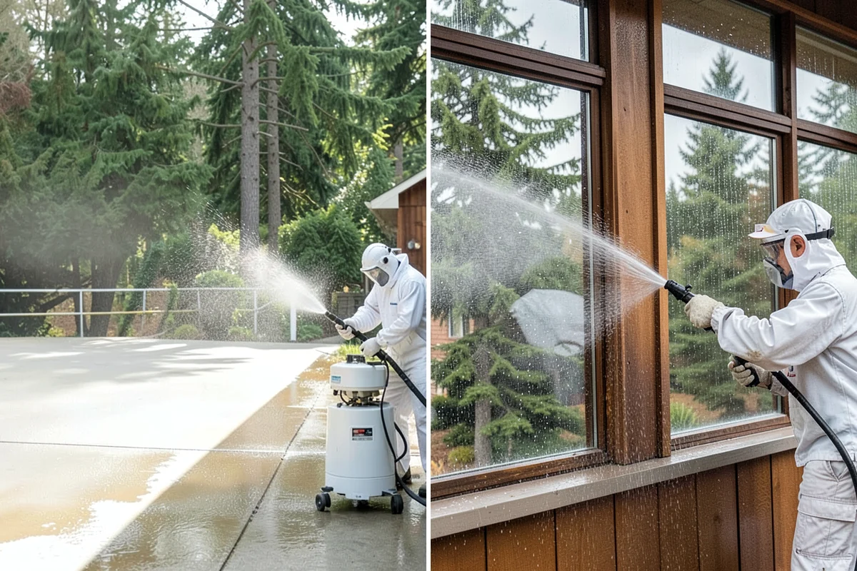 Surface Cleaning in Maple Valley, King County, WA - Clear the flat surface of loose debris