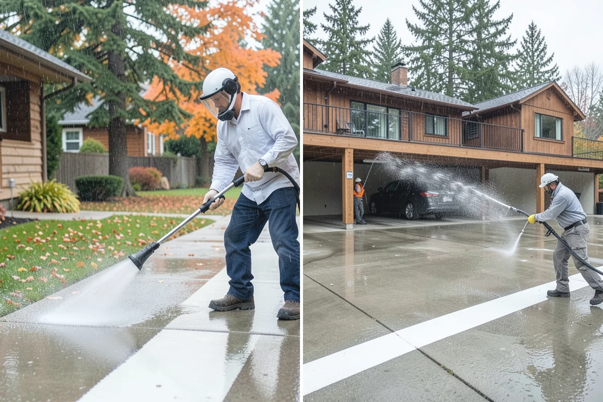 Surface Cleaning in Marysville, Snohomish County, WA - Clear the flat surface of loose debris