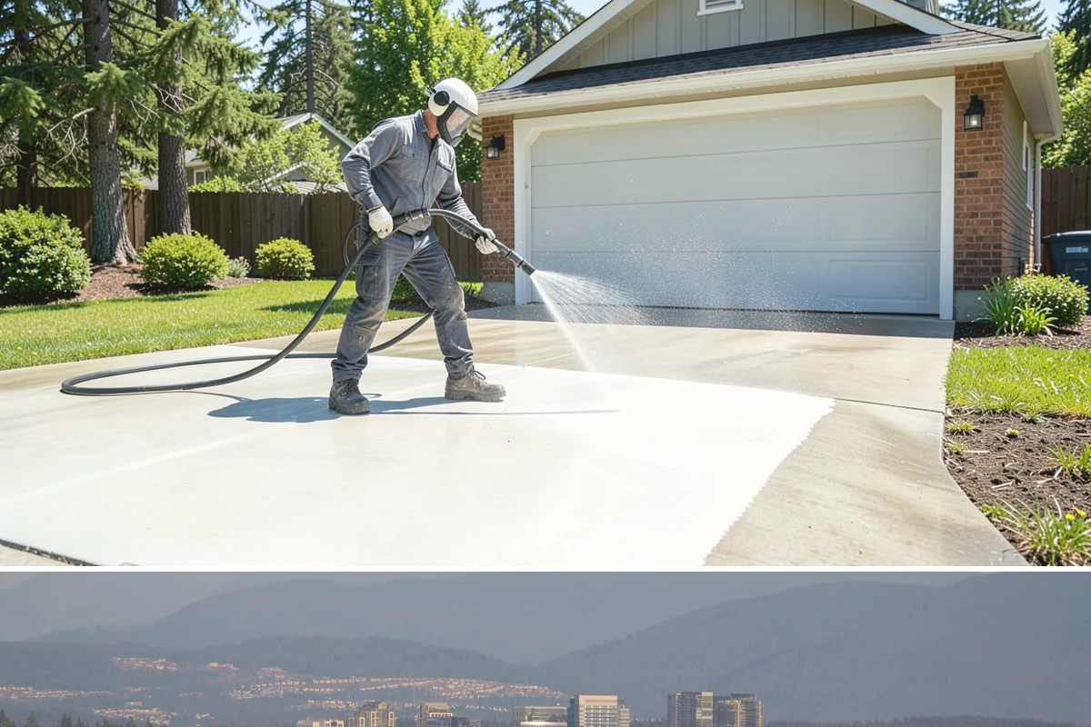 Surface Cleaning in Medina, King County, WA - Best in the drier spring-through-fall window, though it handles algae buildup effectively whenever surfaces need attention.