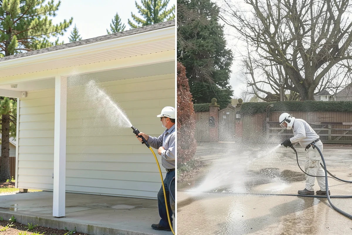 Surface Cleaning in Mercer Island, King County, WA - Clear the flat surface of loose debris