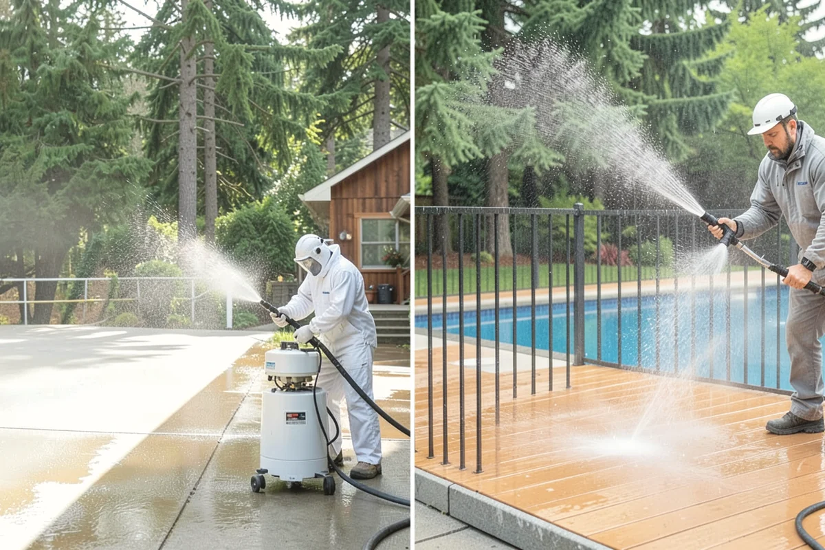 Surface Cleaning in Mill Creek, Snohomish County, WA - Clear the flat surface of loose debris