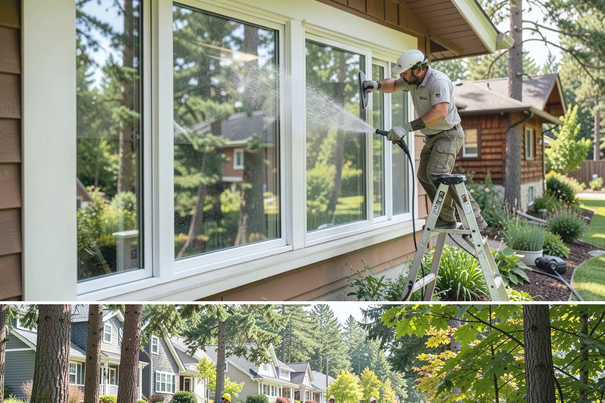 Surface Cleaning in Normandy Park, King County, WA - Best in the drier spring-through-fall window, though it handles algae buildup effectively whenever surfaces need attention.
