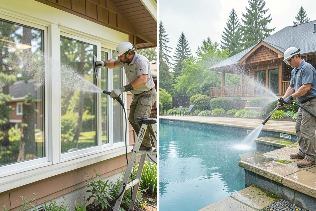 Surface Cleaning in North Bend, King County, WA - Clear the flat surface of loose debris
