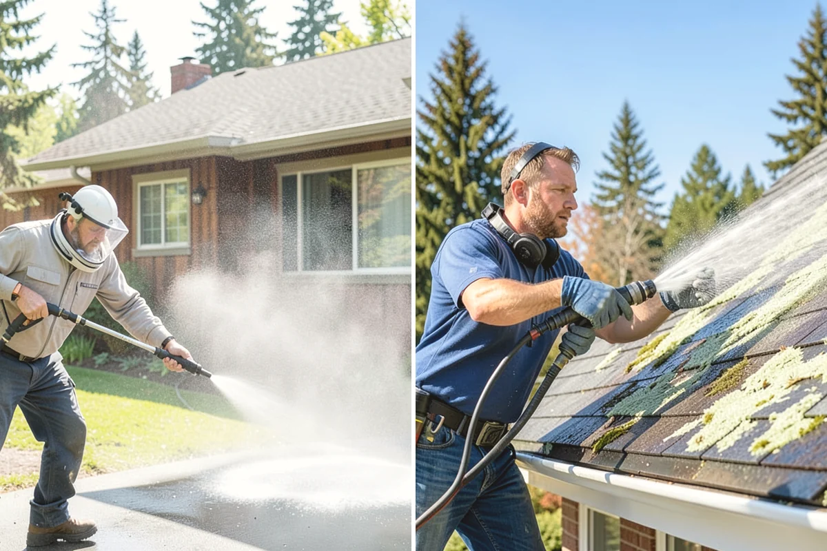 Surface Cleaning in Oak Harbor, Island County, WA - Clear the flat surface of loose debris