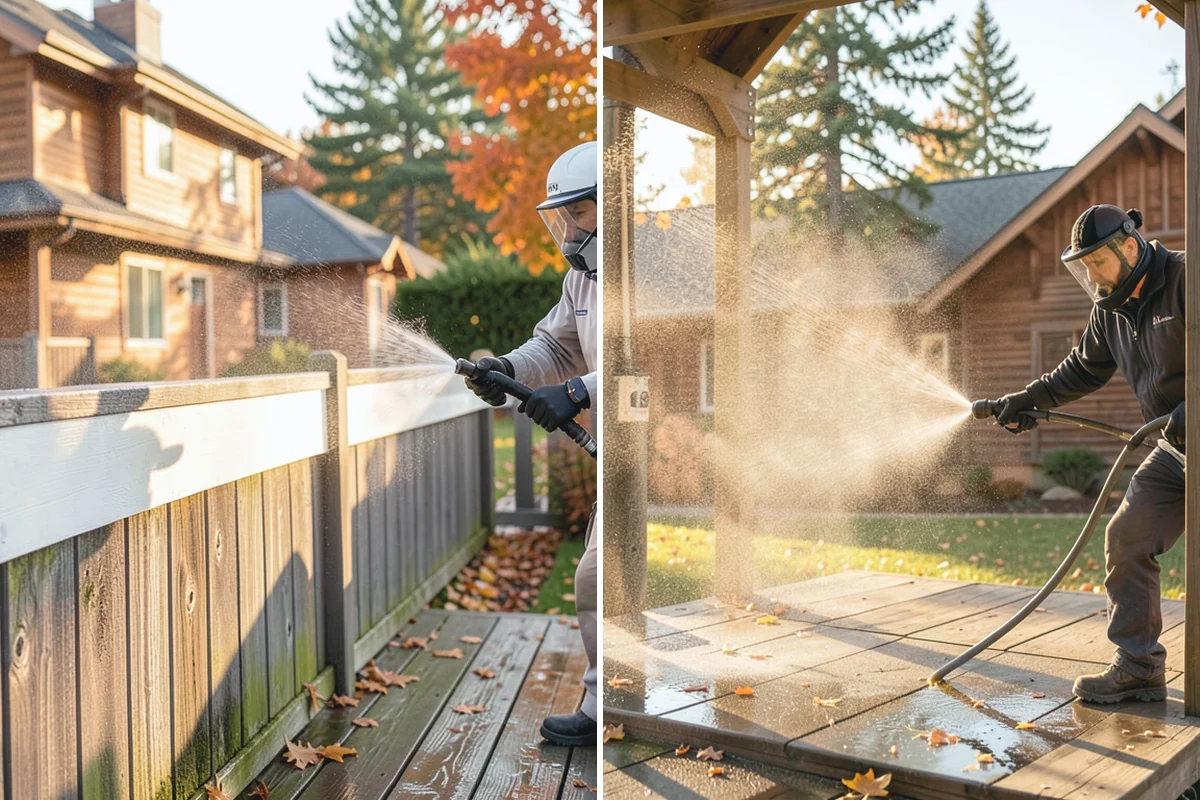 Surface Cleaning in Redmond, King County, WA - Clear the flat surface of loose debris