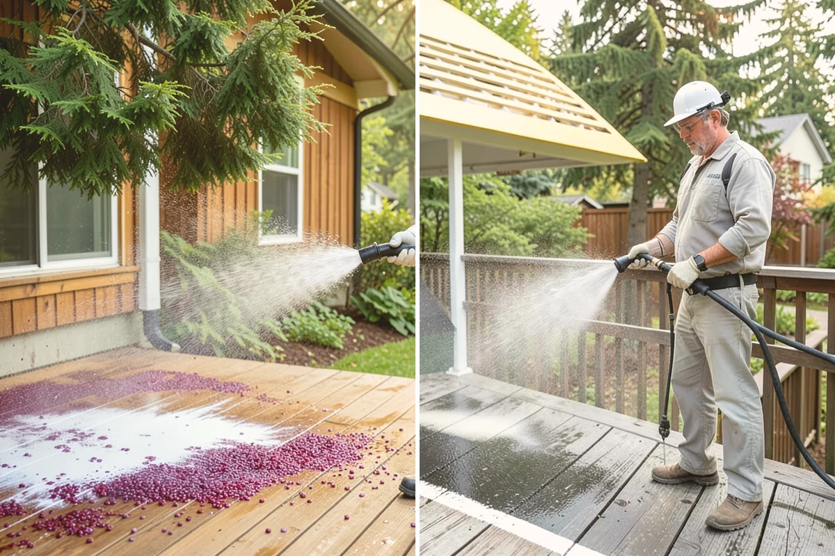 Surface Cleaning in Sammamish, King County, WA - Clear the flat surface of loose debris