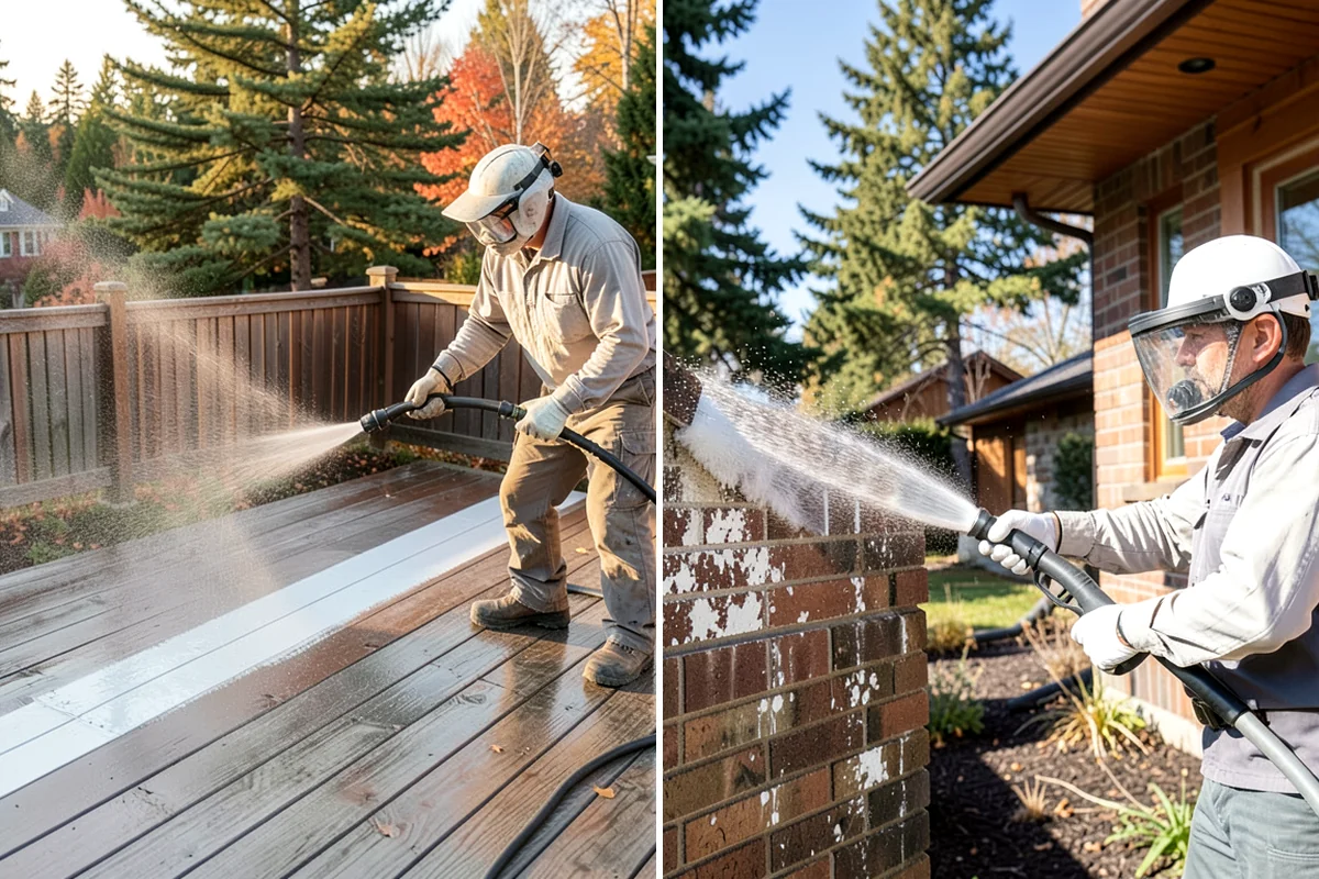 Surface Cleaning in Seattle, King County, WA - Clear the flat surface of loose debris
