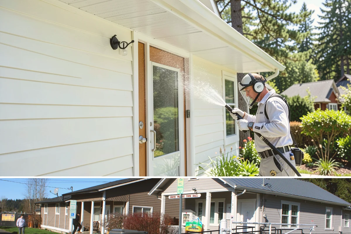 Surface Cleaning in South Prairie, Pierce County, WA - Best in the drier spring-through-fall window, though it handles algae buildup effectively whenever surfaces need attention.