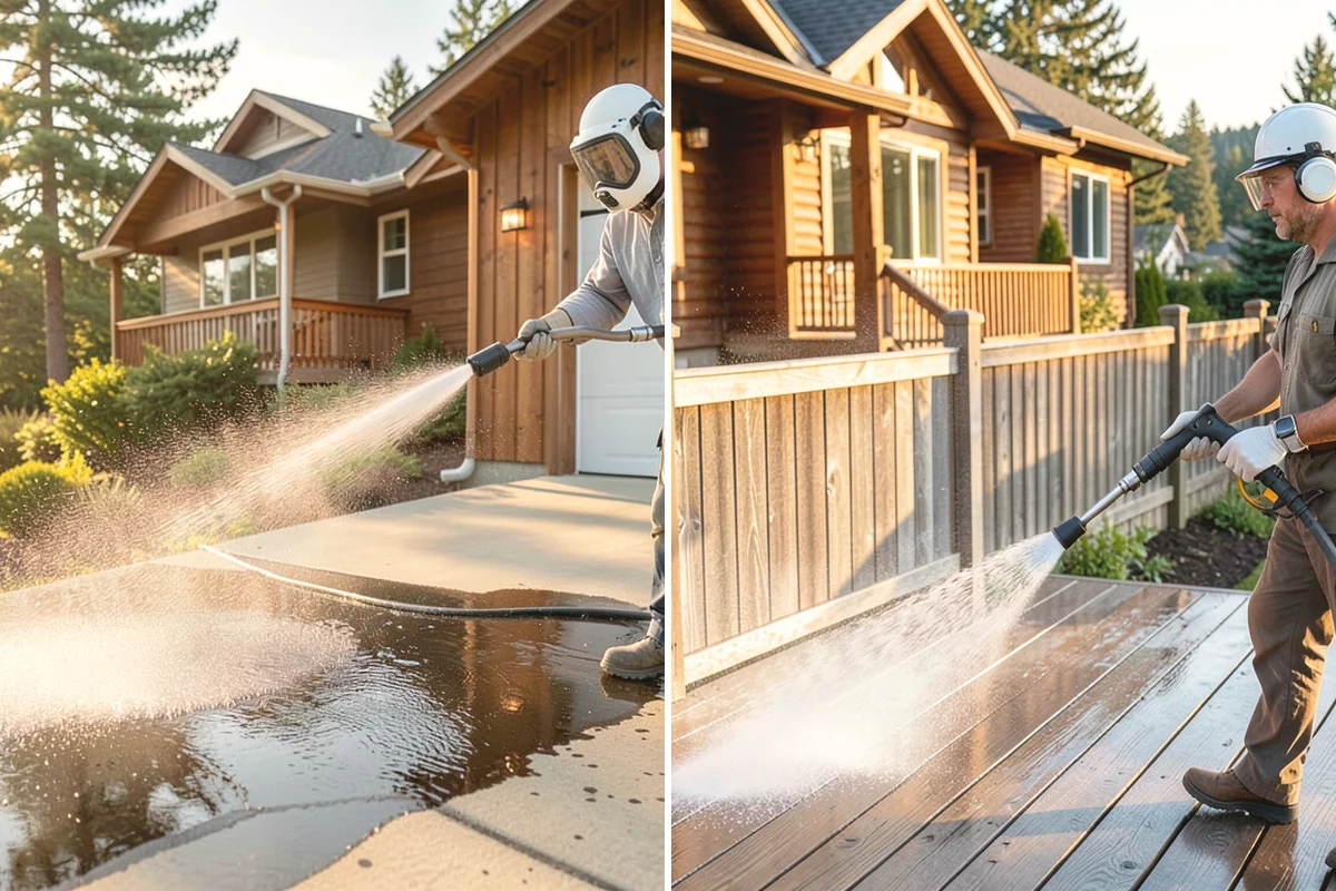 Surface Cleaning in Tukwila, King County, WA - Clear the flat surface of loose debris