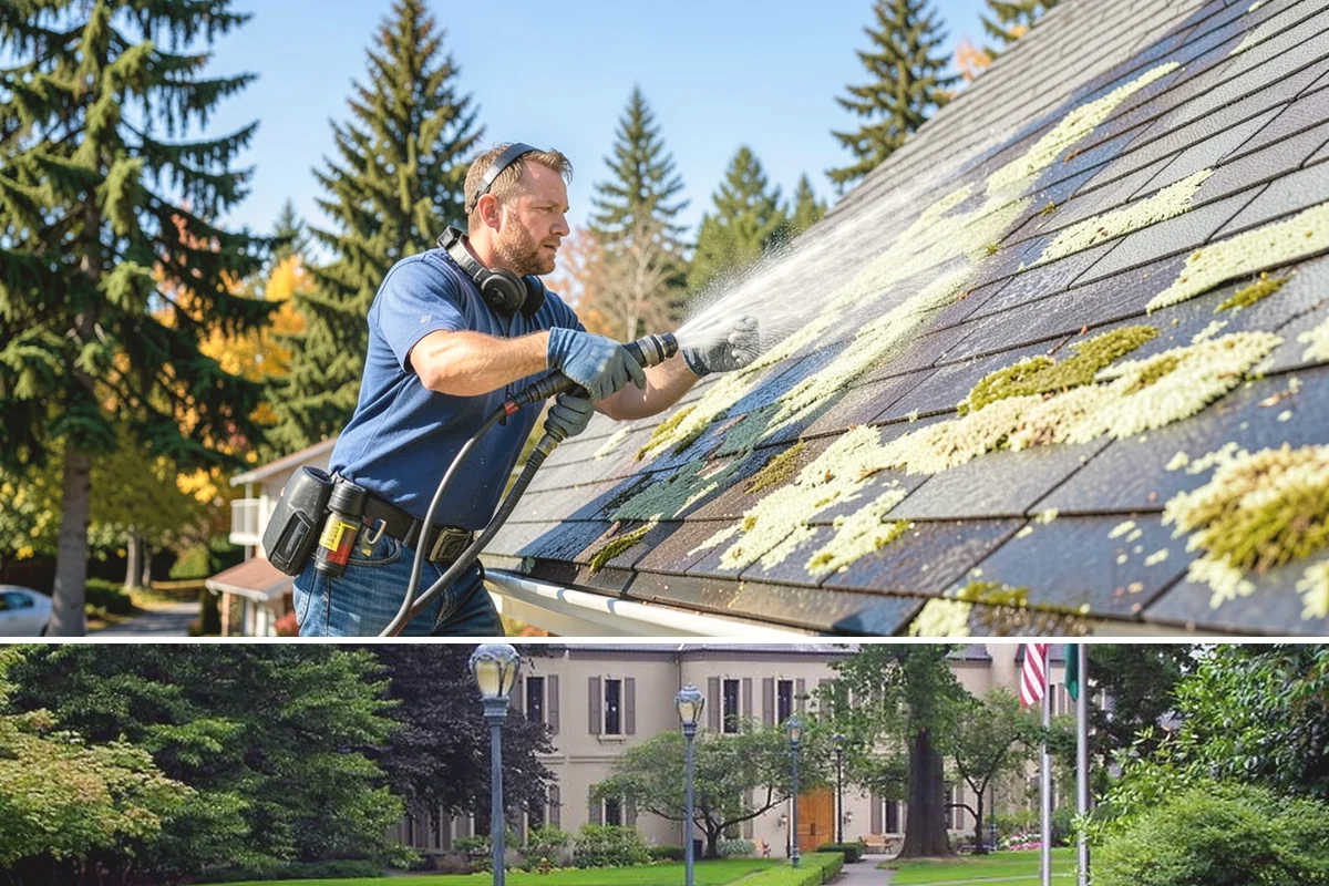 Surface Cleaning in Woodinville, King County, WA - Best in the drier spring-through-fall window, though it handles algae buildup effectively whenever surfaces need attention.