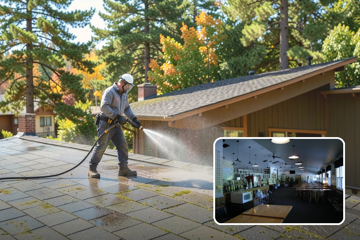 Swing Set Washing in Black Diamond, King County, WA - Clears mildew from wood frames and grime from metal
