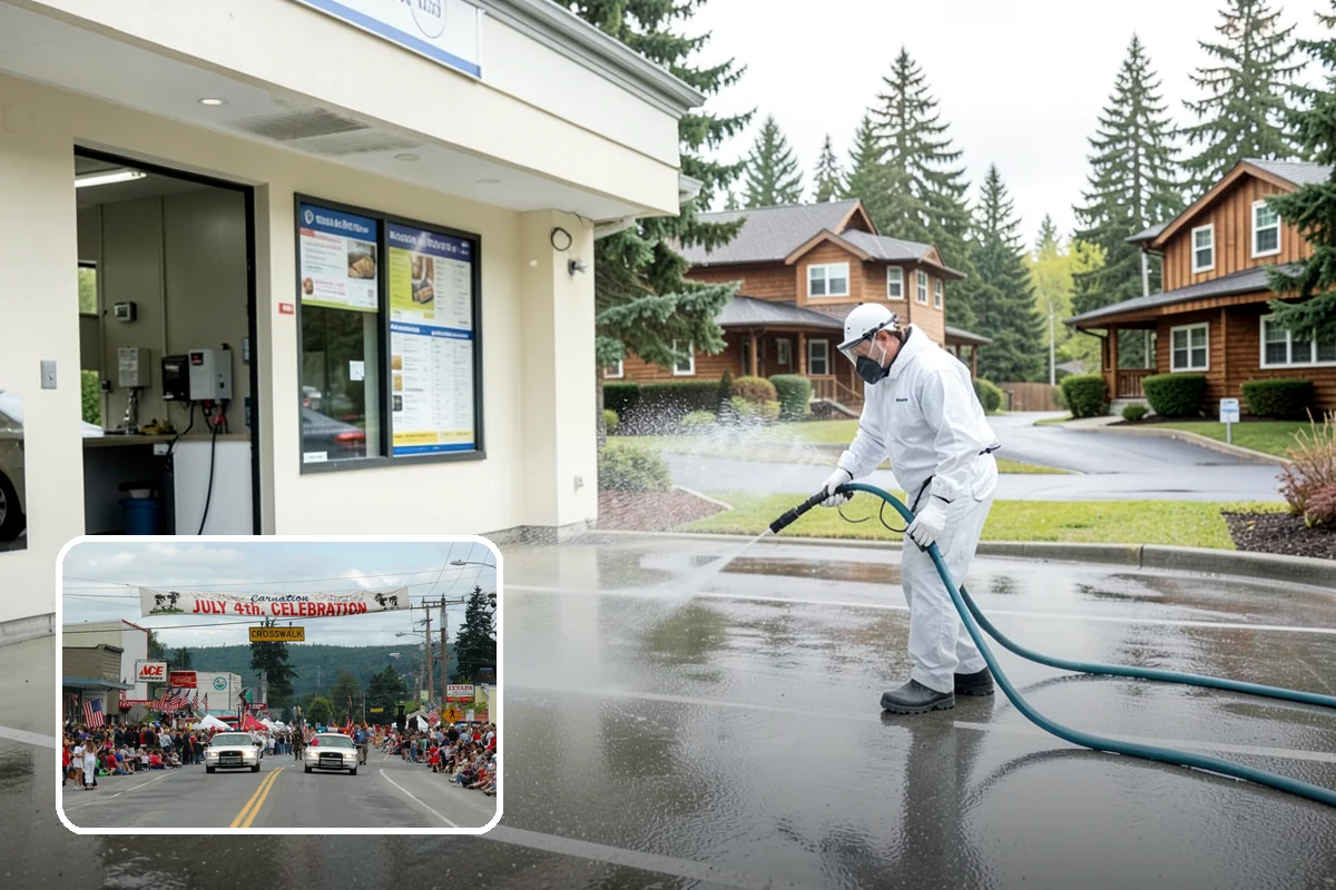 Swing Set Washing in Carnation, King County, WA - Clears mildew from wood frames and grime from metal