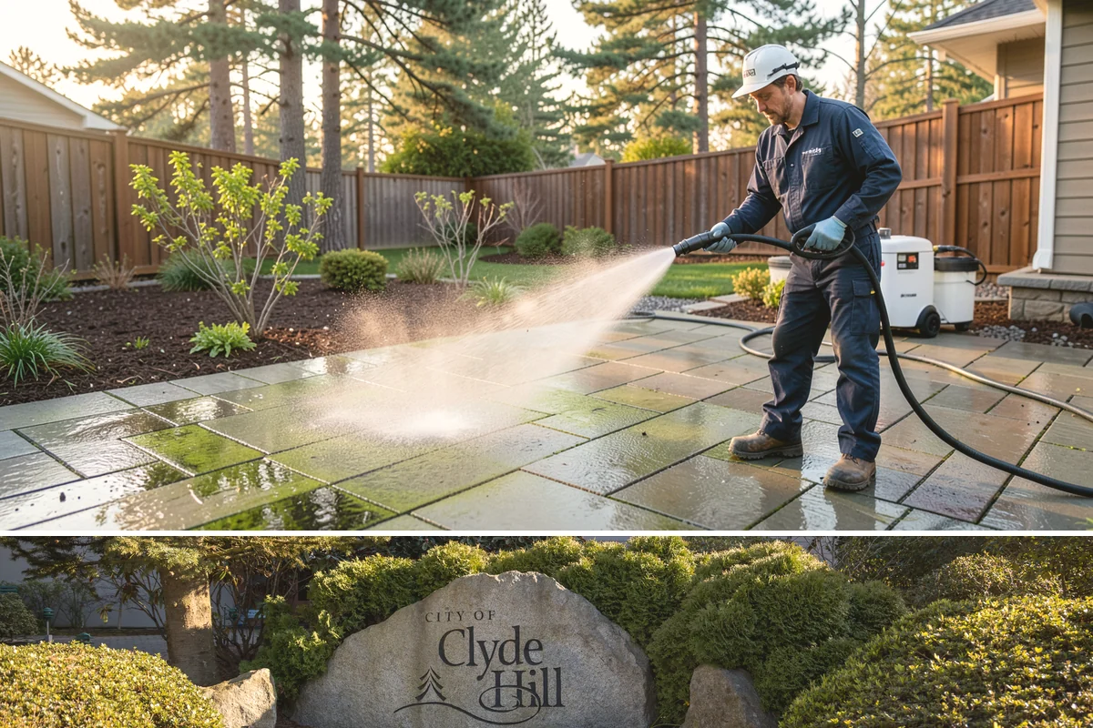 Swing Set Washing in Clyde Hill, King County, WA - Spring is the right time to wash off the winter's mildew and get the swing set ready for the active summer months.