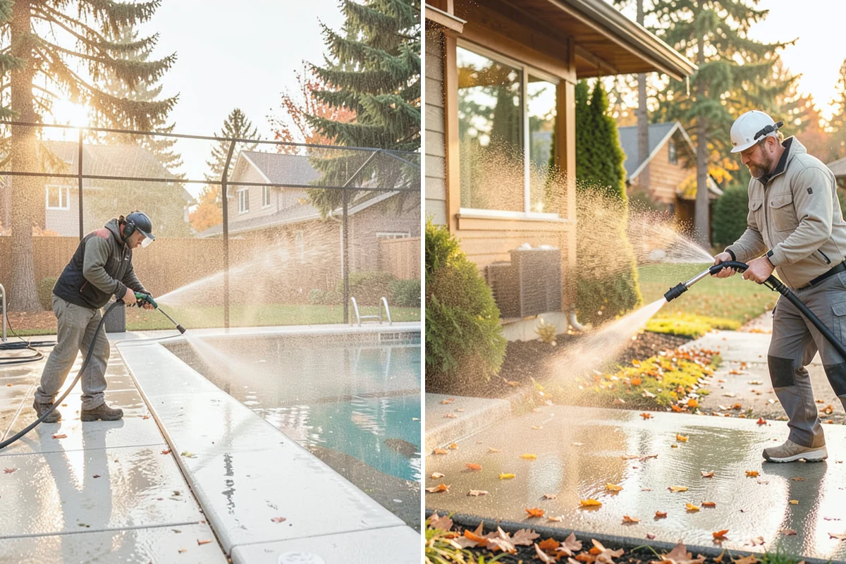 Swing Set Washing in Darrington, Snohomish County, WA - Inspect the frame, seats, and hardware