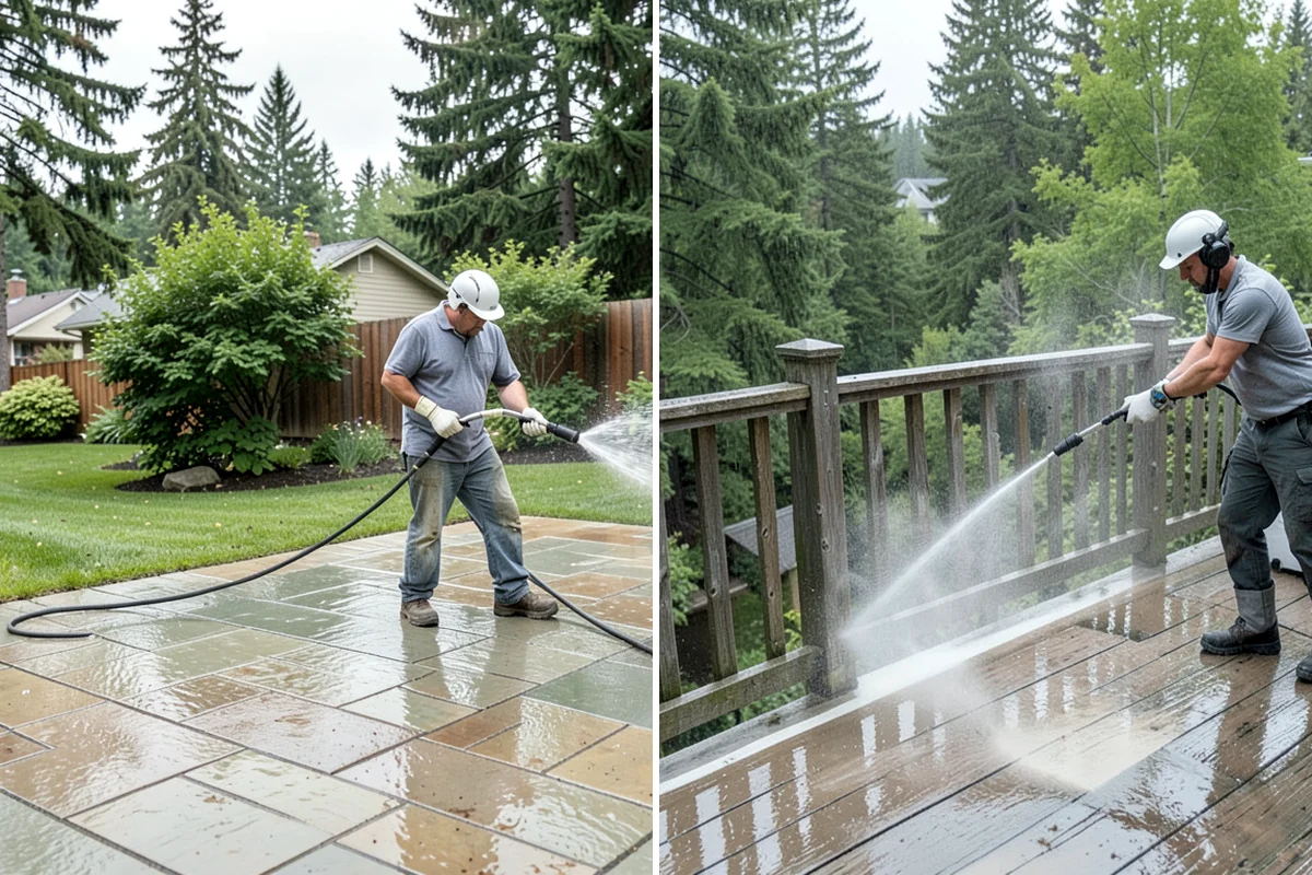 Swing Set Washing in DuPont, Pierce County, WA - Inspect the frame, seats, and hardware