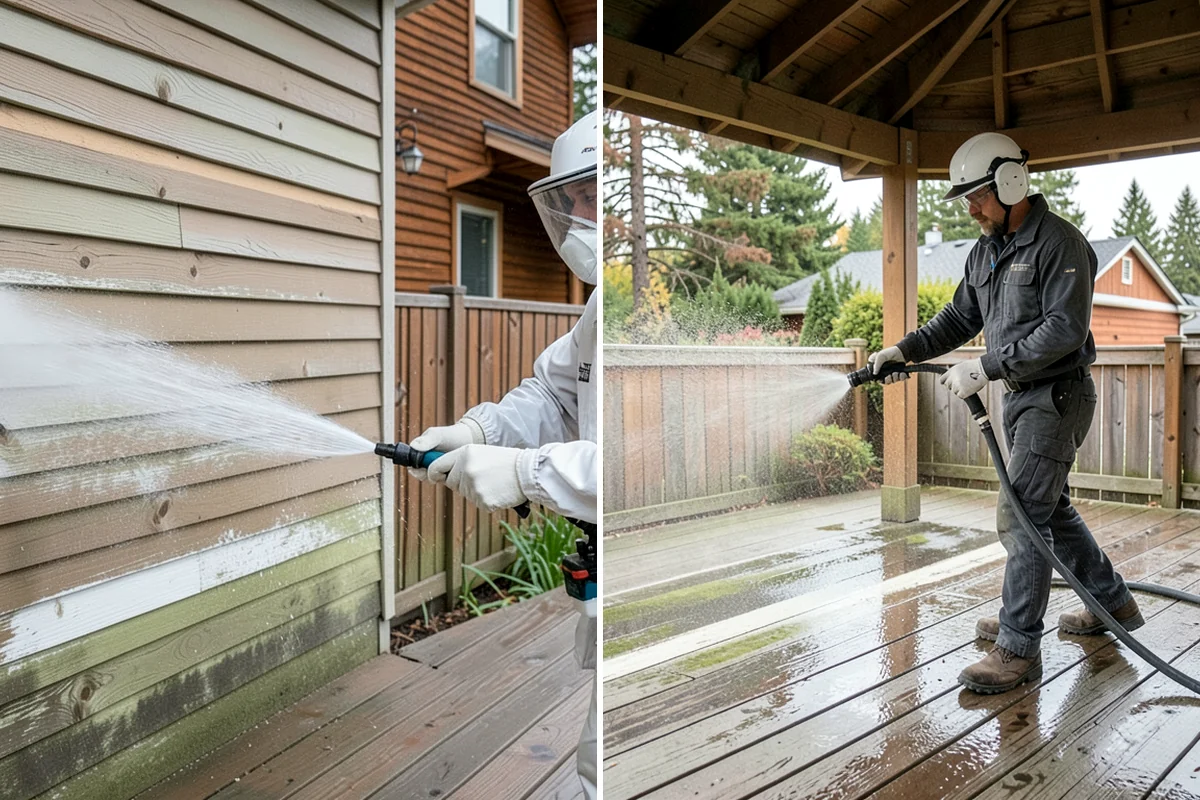 Swing Set Washing in Federal Way, King County, WA - Inspect the frame, seats, and hardware
