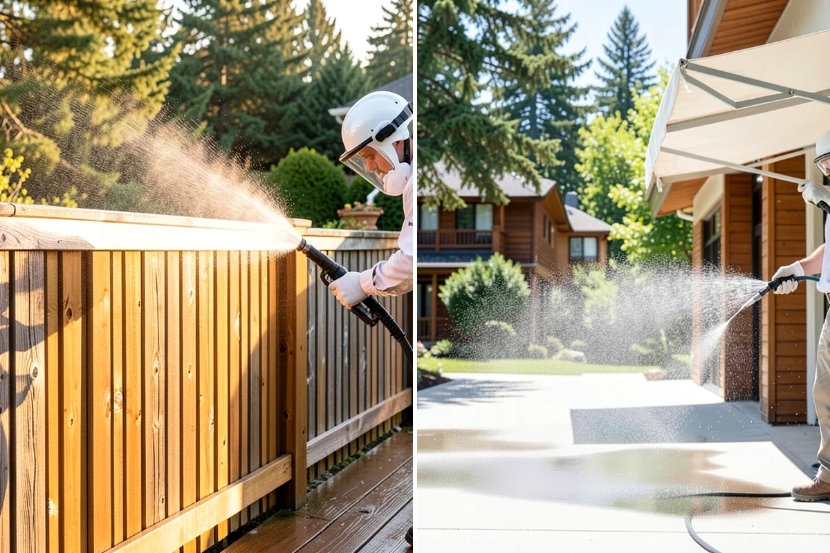 Swing Set Washing in Fircrest, Pierce County, WA - Inspect the frame, seats, and hardware