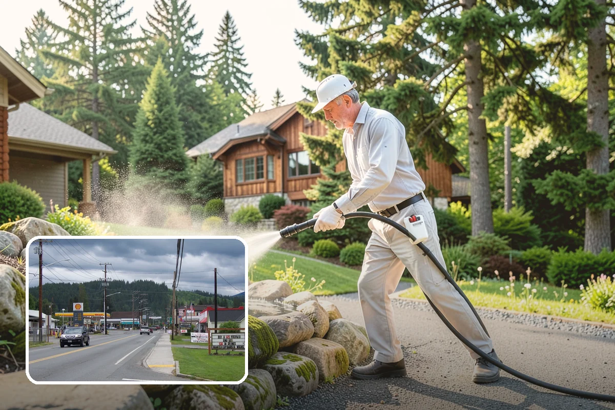 Swing Set Washing in Granite Falls, Snohomish County, WA - Clears mildew from wood frames and grime from metal
