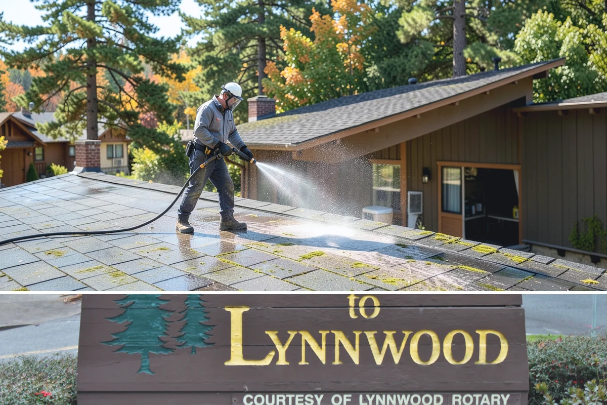 Swing Set Washing in Lynnwood, Snohomish County, WA - Spring is the right time to wash off the winter's mildew and get the swing set ready for the active summer months.