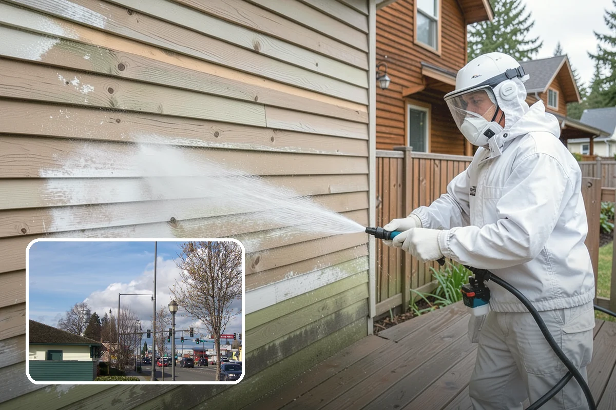 Swing Set Washing in Marysville, Snohomish County, WA - Clears mildew from wood frames and grime from metal