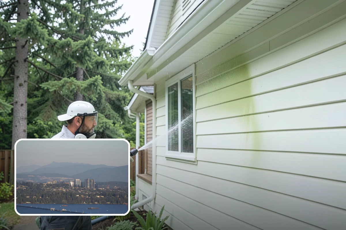 Swing Set Washing in Medina, King County, WA - Clears mildew from wood frames and grime from metal
