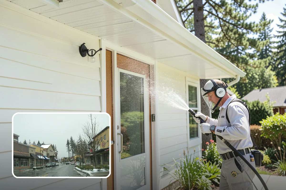 Swing Set Washing in Mill Creek, Snohomish County, WA - Clears mildew from wood frames and grime from metal