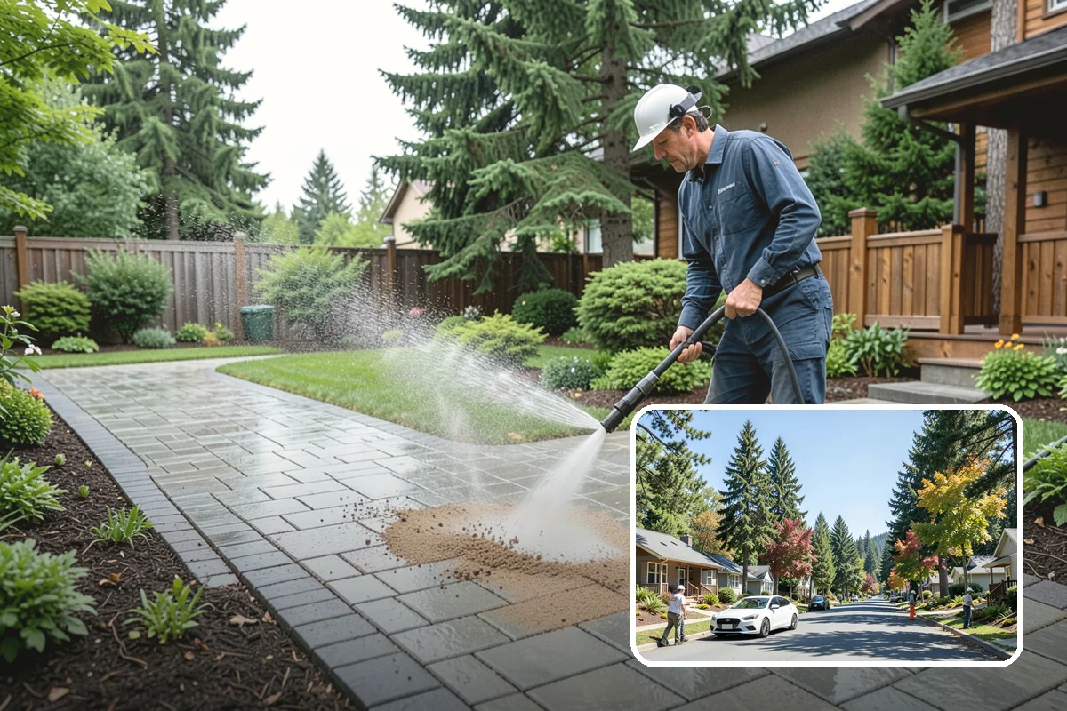 Swing Set Washing in Orting, Pierce County, WA - Clears mildew from wood frames and grime from metal