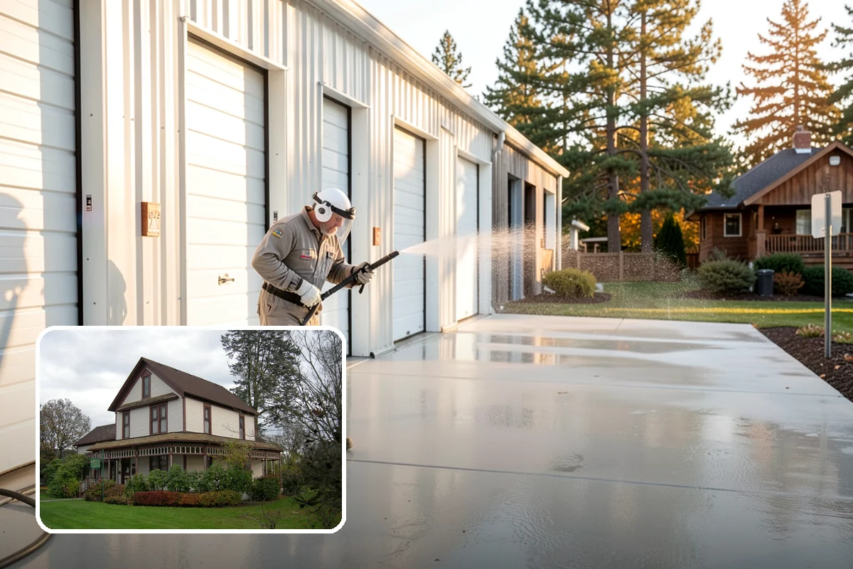 Swing Set Washing in Sumner, Pierce County, WA - Clears mildew from wood frames and grime from metal