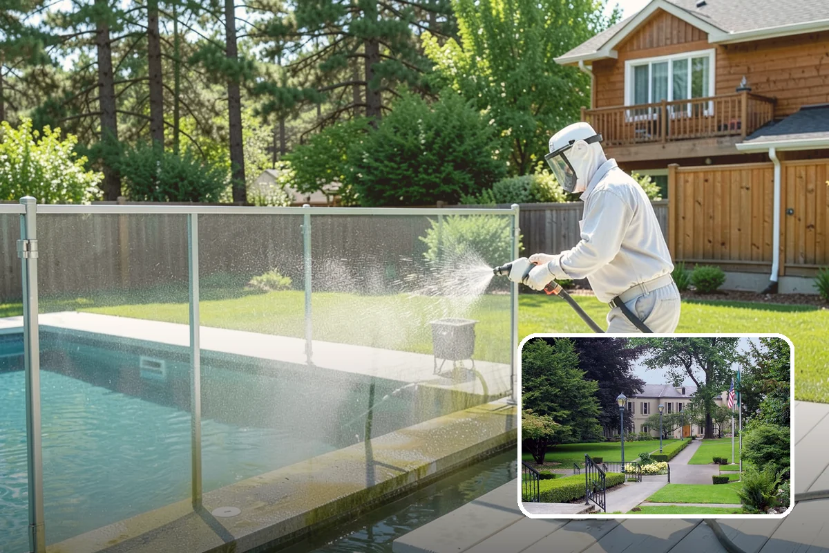 Swing Set Washing in Woodinville, King County, WA - Clears mildew from wood frames and grime from metal