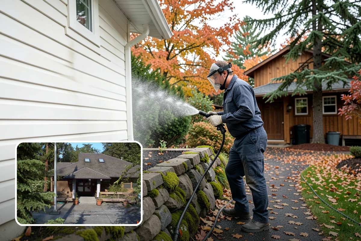 Swing Set Washing in Yarrow Point, King County, WA - Clears mildew from wood frames and grime from metal