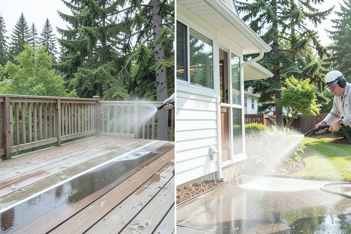 Tennis Court Cleaning in Beaux Arts Village, King County, WA - Sweep debris and inspect the coating condition