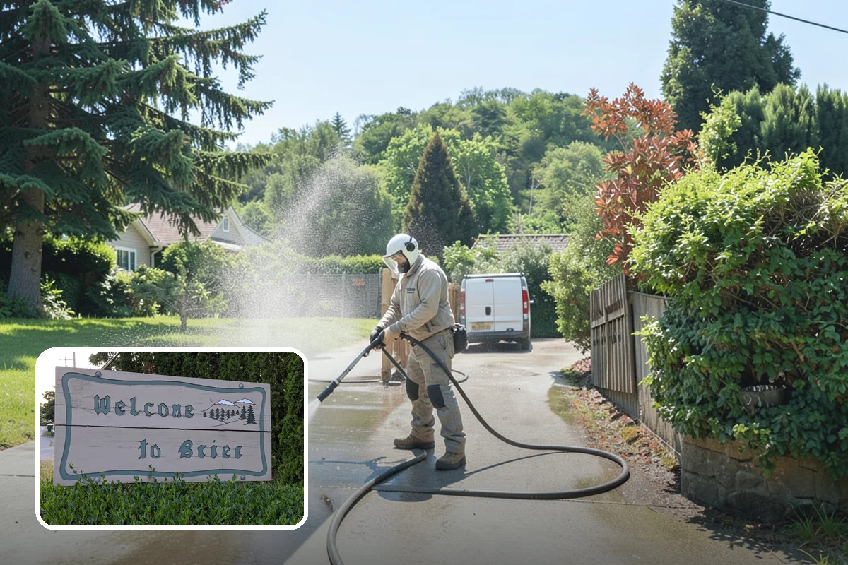 Tennis Court Cleaning in Brier, Snohomish County, WA - Removes algae film without abrading the acrylic texture