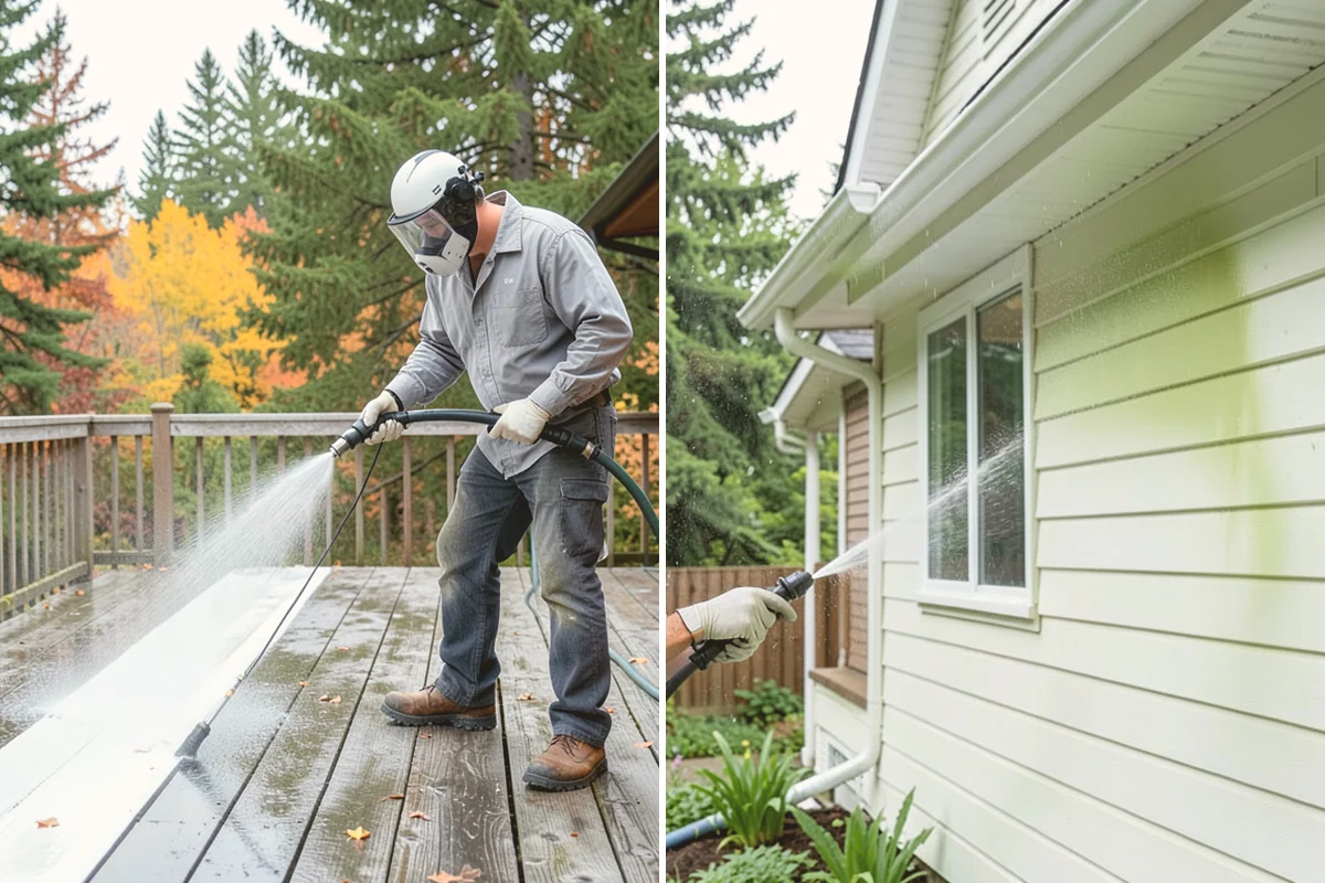 Tennis Court Cleaning in Brier, Snohomish County, WA - Sweep debris and inspect the coating condition