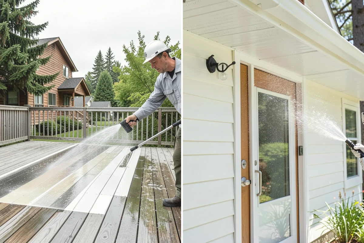 Tennis Court Cleaning in Burlington, Skagit County, WA - Sweep debris and inspect the coating condition