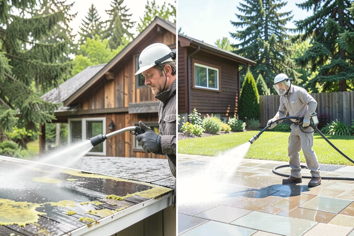 Tennis Court Cleaning in Carbonado, Pierce County, WA - Sweep debris and inspect the coating condition
