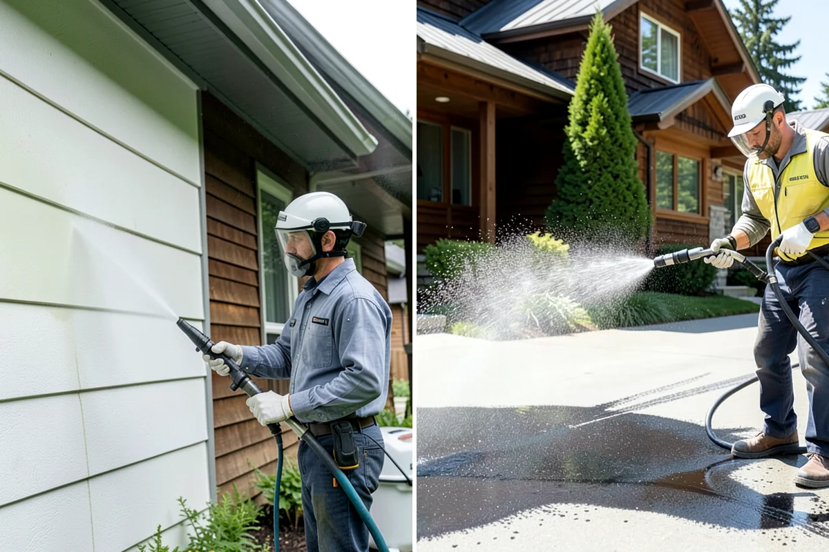 Tennis Court Cleaning in Concrete, Skagit County, WA - Sweep debris and inspect the coating condition