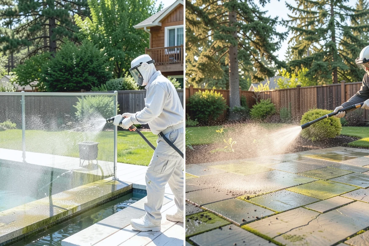 Tennis Court Cleaning in Darrington, Snohomish County, WA - Sweep debris and inspect the coating condition