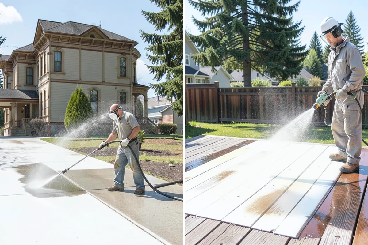 Tennis Court Cleaning in Des Moines, King County, WA - Sweep debris and inspect the coating condition