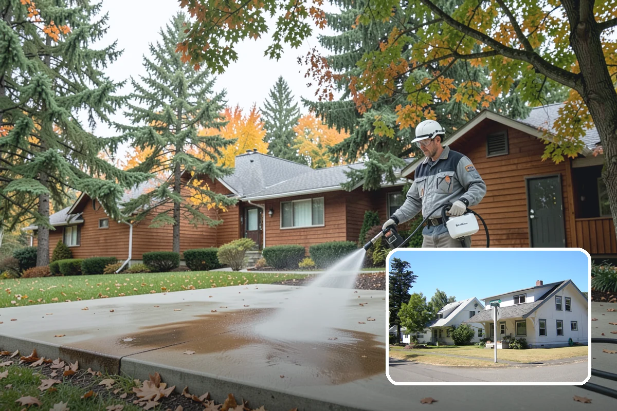 Tennis Court Cleaning in DuPont, Pierce County, WA - Removes algae film without abrading the acrylic texture