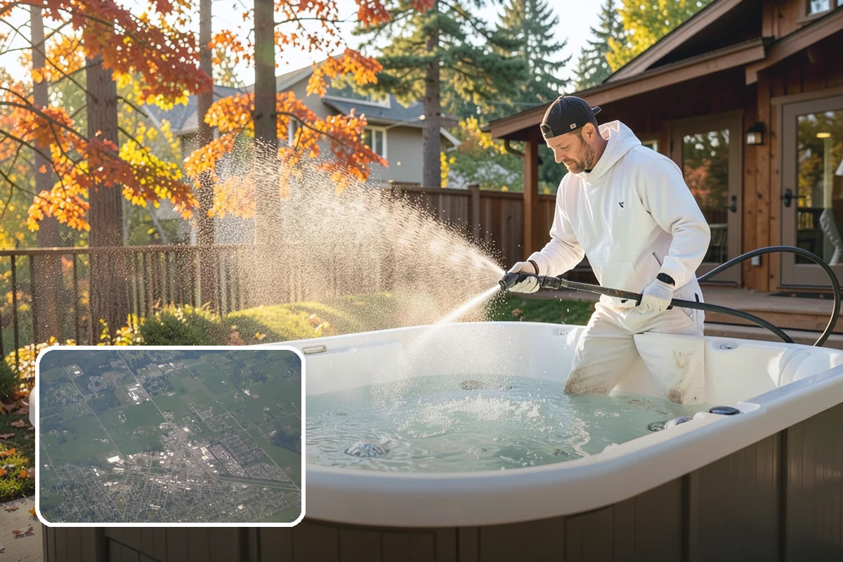 Tennis Court Cleaning in Enumclaw, King County, WA - Removes algae film without abrading the acrylic texture