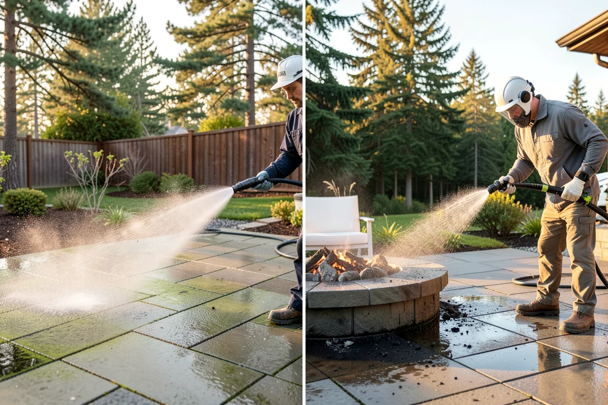 Tennis Court Cleaning in Federal Way, King County, WA - Sweep debris and inspect the coating condition
