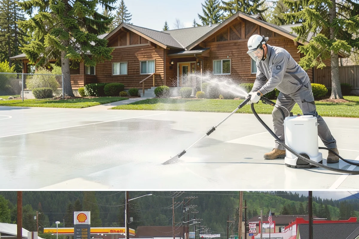 Tennis Court Cleaning in Granite Falls, Snohomish County, WA - Schedule tennis court cleaning in early summer so the surface is dry, gripped, and ready for peak play.
