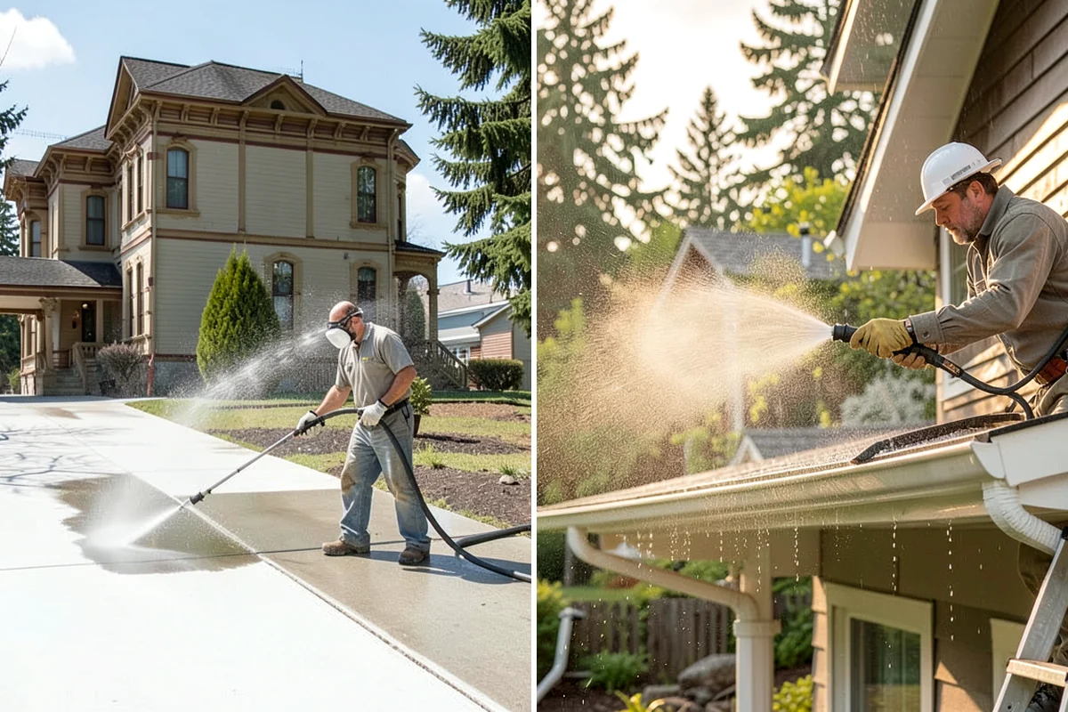 Tennis Court Cleaning in Lake Forest Park, King County, WA - Sweep debris and inspect the coating condition
